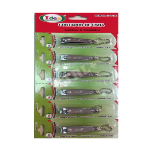 CORTADOR DE UNHA GRANDE C/ 6 UN.