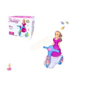 PRINCESA NA CARRUAGEM MUSICAL C/ LED