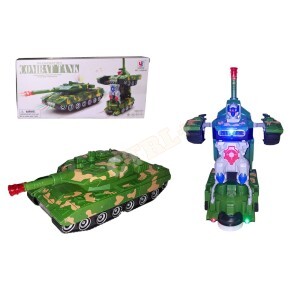 BRINQUEDO COMBAT TANK TRANSFORMER C/ MOVIMENTOS E EFEITOS SONOROS