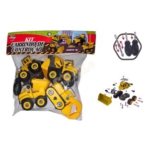 KIT DE VEÍCULOS EDUCATIVOS DESMONTÁVEIS C/ 5 PCS.