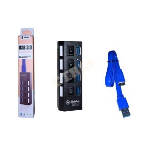 HUB 3.0 MULTI USB 4 PORTAS (ALTA VELOCIDADE)