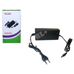 FONTE 12V 5A C/ INDICADOR DE LED