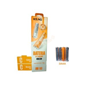 PILHA AAA (3A) CARBONO R03/UM4 C/ 60 UN. (LELONG)