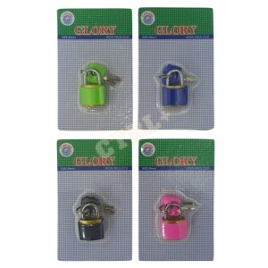 CADEADO 20MM (CAPA COLORIDA) CARTELA